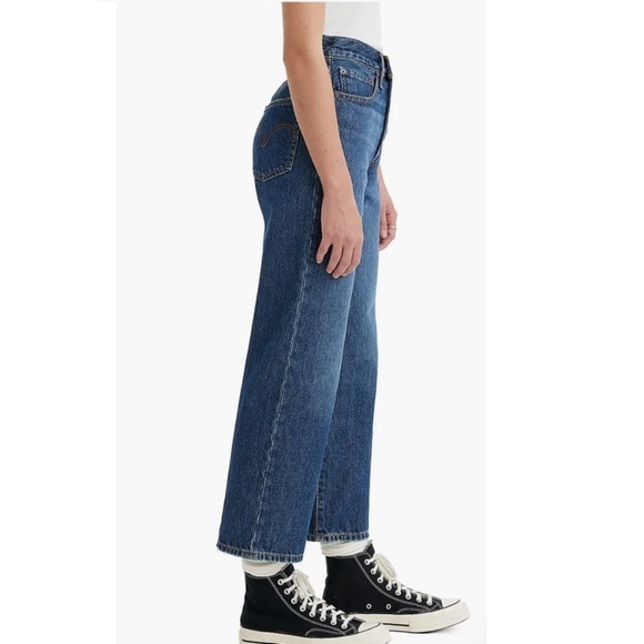 Levi's Denim - Levi’s Snap Rib Cage Straight High Rise Ankle Jeans NWT